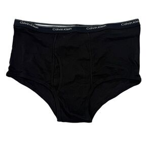 Calvin Klein Men’s Size 4XL 1 Comfort Cotton Black brief underwear New